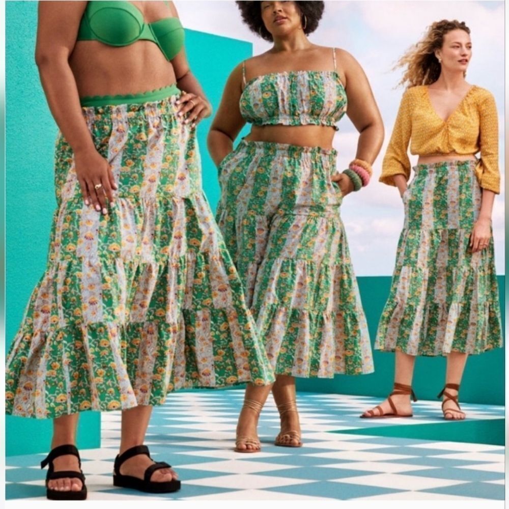 NWT Rhode Maxi Skirt